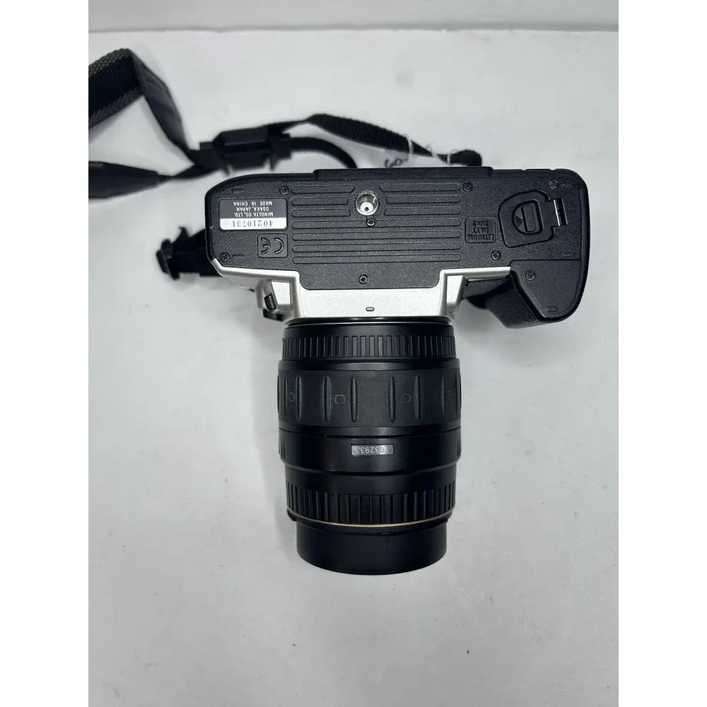 Vtg Minolta Maxxum 3 SLR 35MM Film Camera Kit AF Zoom Lens Bag For Parts Read
